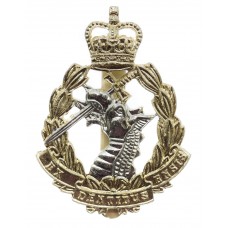 Royal Army Dental Corps (R.A.D.C.) Anodised (Staybrite) Cap Badge - Queen's Crown