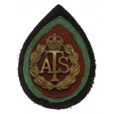 Auxiliary Territorial Service A.T.S. Cap Badge with Original Backing