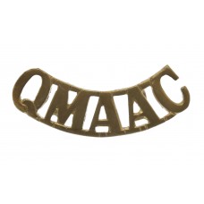 Queen Mary's Army Auxiliary Corps (Q.M.A.A.C.) Shoulder Title