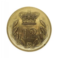 Victorian 12th (East Suffolk) Regiment of Foot Officer's Button (