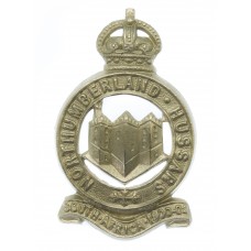 Northumberland Hussars Cap Badge - King's Crown