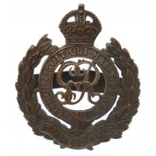 George V Royal Engineers Officer's Service Dress Cap Badge