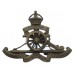 Royal Artillery Officer's Service Dress Cap Badge - King's Crown