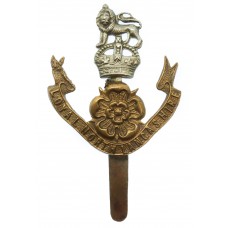 Loyal North Lancashire Regiment Cap Badge - King's Crown