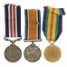 Rare WW1 North Russia (Murmansk Command) Military Medal, British War Medal & Victory Medal Group of Three - Signaller H. Edwards, 16/32nd Bde, 86th Bty. Royal Field Artillery