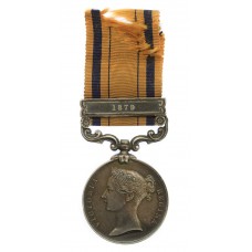 South Africa 1877-79 (Zulu War) Medal (Clasp - 1879) - Pte. J. Roach, 91st Regiment of Foot