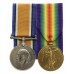 WW1 British War and Victory Medal Pair - Pte. C. Scott, 9th Bn. King's Own Yorkshire Light Infantry - K.I.A. 04/10/17