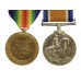 WW1 British War and Victory Medal Pair - Pte. C. Scott, 9th Bn. King's Own Yorkshire Light Infantry - K.I.A. 04/10/17