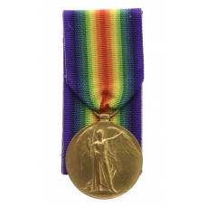 WW1 Victory Medal - Pte. B. Whitehead, 2nd/5th Bn. King's Own Yorkshire Light Infantry - Wounded