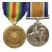 WW1 British War & Victory Medal Pair - Pte. O. Ward, King's Own Yorkshire Light Infantry