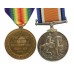 WW1 Prisoner of War British War & Victory Medal Pair - Cpl. R.J. Grass, King's Own Yorkshire Light Infantry