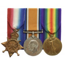 WW1 1914-15 Star Medal Trio - Cpl. J.R. Eccleston, 1/5th Bn. King's Own Yorkshire Light Infantry