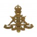 Royal Malta Artillery Brass Beret Badge - King's Crown