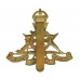 Royal Malta Artillery Brass Beret Badge - King's Crown