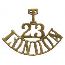 23rd Bn. London Regiment (T/23/LONDON) Shoulder Title