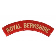 Royal Berkshire Regiment (ROYAL BERKSHIRE) WW2 Printed Shoulder Title