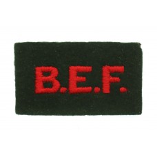 British Expeditionary Force (B.E.F.) Cloth Shoulder Title
