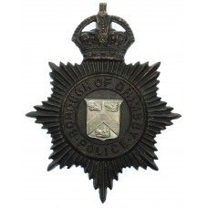 Grimsby Borough Police Night Helmet Plate - King's Crown