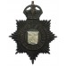Grimsby Borough Police Night Helmet Plate - King's Crown