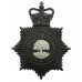 Worcestershire Constabulary Night Helmet Plate - Queen's Crown
