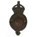 Worcestershire Police Helmet Plate - King's Crown