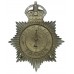 Oldham Borough Police Helmet Plate- King's Crown