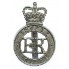 Sussex Police Cap Badge - Queen's Crown