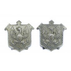 Pair of East Riding of Yorkshire Constabulary Collar Badges