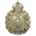 Huddersfield Police Wreath Helmet Plate - King's Crown