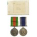 WW2 Defence Medal and EIIR Police Long Service & Good Conduct Medal Pair - Const. R.J. Carpenter, Berkshire Constabulary