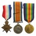 Family Boer War and WW1 Casualty Medal Group to the Flint Brothers