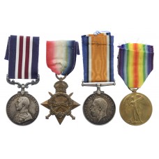 WW1 Military Medal and 1914-15 Star Trio - Cpl / 2nd Lieut. J.C. Lees, 18th (3rd City Pals) Bn. Manchester Regiment