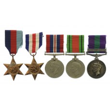 WW2 and General Service Medal (Clasp - Palestine 1945-48) - Gnr. W.H. Williams, Royal Artillery