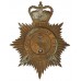 Ipswich Borough Police  Night Helmet Plate - Queen's Crown