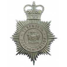 Tynemouth Borough Police Helmet Plate - Queen's Crown