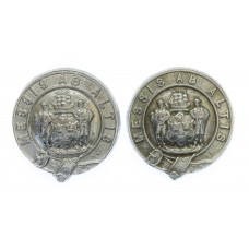 Pair of Tynemouth Borough Police Collar Badges