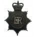 South Shields Police Night Helmet Plate - Queen's Crown