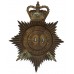 South Shields Police Night Helmet Plate - Queen's Crown