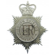 South Shields Police Helmet Plate - Queen's Crown