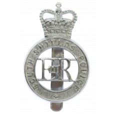 South Shields Police Cap Badge - Queen's Crown