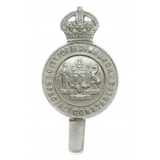 Edinburgh City Police Special Constabulary Cap Badge - King's Crown