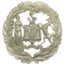 Edinburgh City Police Wreath Helmet Plate