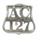 Ayrshire Constabulary Epaulette/Collar Badge