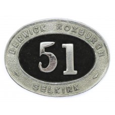 Berwick, Roxburgh and Selkirk Police Epaulette Badge