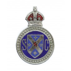 Stirlingshire Special Constabulary Enamelled Lapel Badge - King's Crown