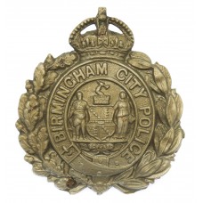 Birmingham City Police Small Wreath Cap Badge - King's Crown