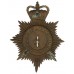 Birmingham City Police Night Helmet Plate - Queen's Crown