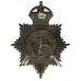 Macclesfield Borough Police Night Helmet Plate - King's Crown