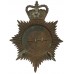 Bedfordshire Constabulary Night Helmet Plate - Queen's Crown