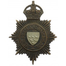West Sussex Constabulary Helmet Plates - King's Crown 